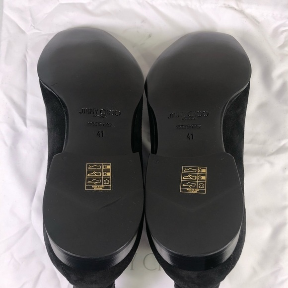 JIMMY Choo Men’s Sawyer Black Suede Ankle Boots - Picture 7 of 8